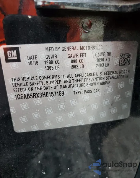 1G6AB5RX3H0157189